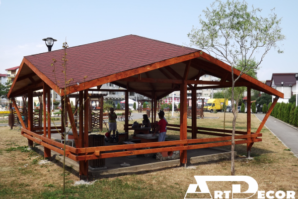 Foisoare rustice Terase din lemn