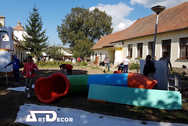 Team building constructie parc