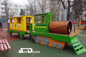 ansamblu de joaca trenulet cu vagon