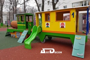 Echipament trenulet pentru parcuri