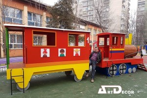 Echipament trenulet pentru parcuri