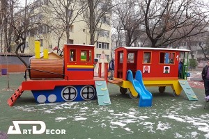 Echipament trenulet pentru parcuri