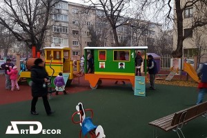Echipament trenulet pentru parcuri