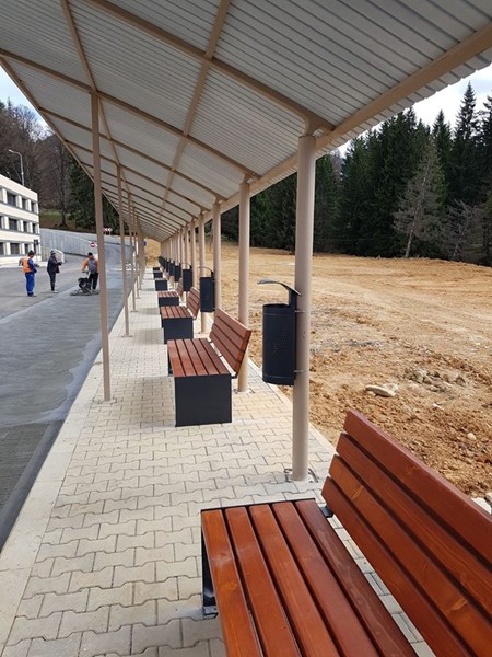 Banca stradala MUBS9 Banci din lemn Poana Bv