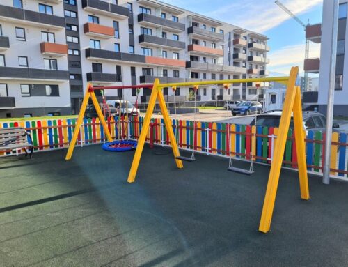 Ansamblu de doua leagane si leagan cuib